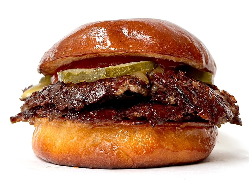 Cheeseburger Zapini na autorskiej bułce brioche