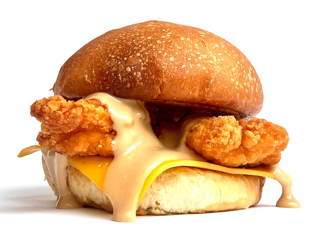 Burger Smoky ze stripsami kurczaka w Zapini